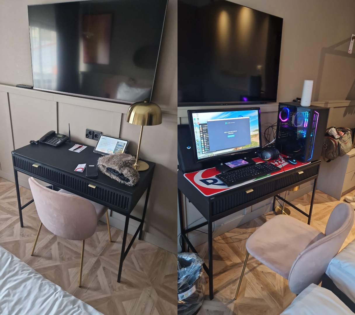 Hotel setup